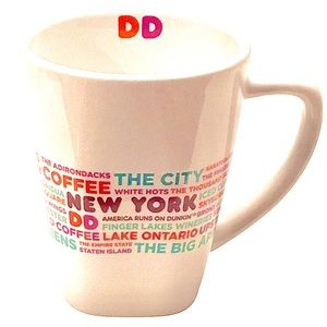 Dunkin Donuts NEW YORK Mug Collector’s Series 2016 White Ceramic 14 oz.